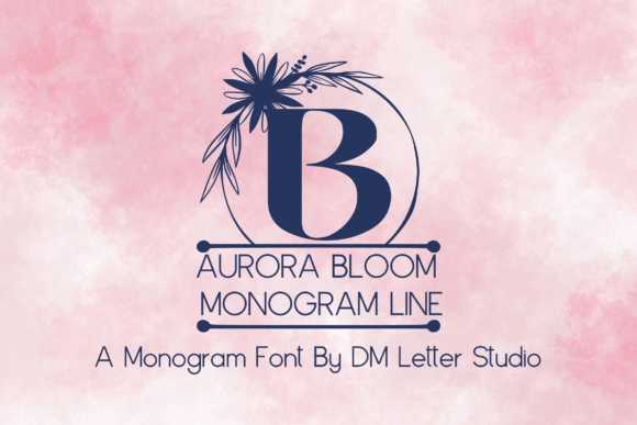 Aurora Bloom Line Monogram Typeface Review