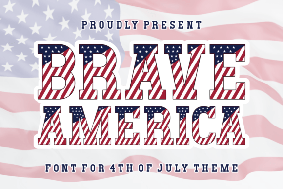 Brave America Typeface for Bold Branding