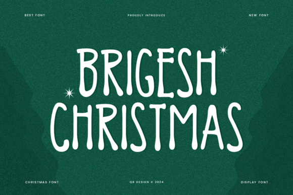 Brigesh Christmas Font for Authentic Branding