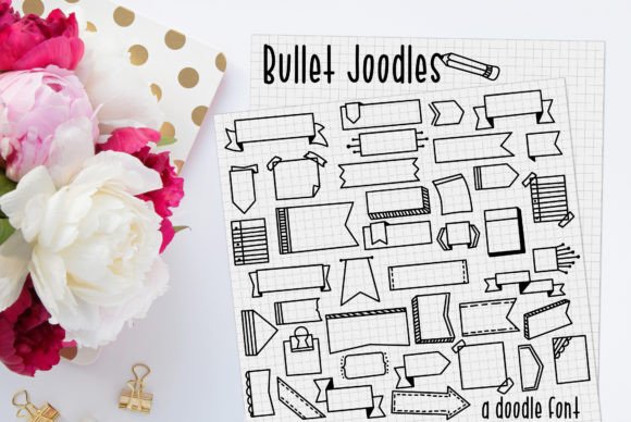 Bullet Joodles: The Perfect Doodle Font for Crafters