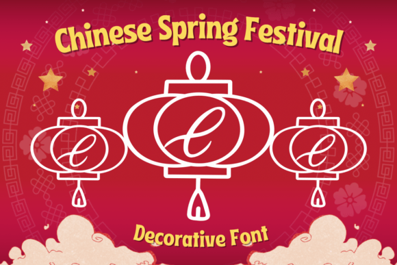 Chinese Spring Festival Font for Bold Marketing