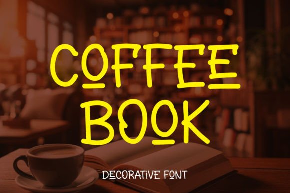 Coffee Book Typeface for Editorial Design