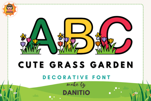 Cute Grass Garden Typeface for Branding