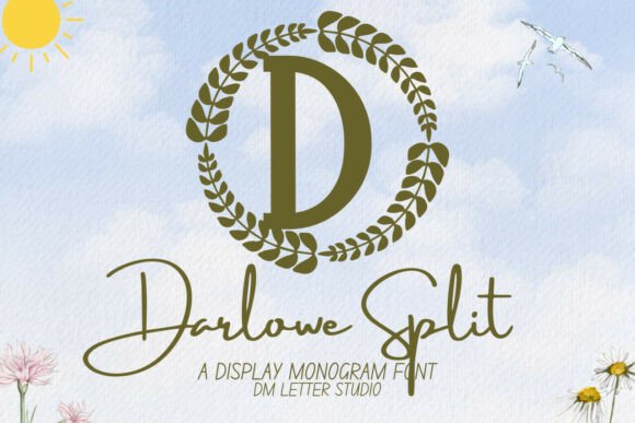 Darlowe Monogram: Elevate Brand Identity with Elegant Typography