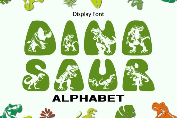 Dinosaur Alphabet: A Playful Typeface for Bold Campaigns