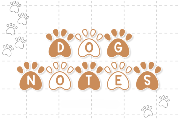 Dog Notes: A Distinctive Decorative Font for Crafters
