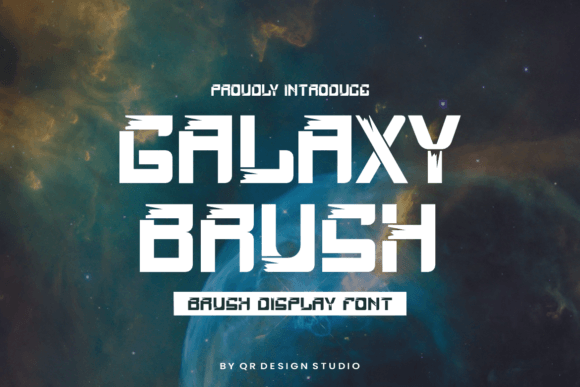 Galaxy Brush Typeface for Editorial Design