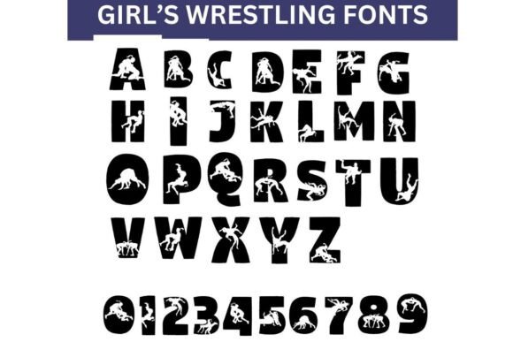 Girls Wrestling Font for Bold Business Branding
