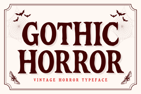 Gothic Horror Typeface for Bold Campaigns