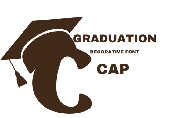 Graduation Cap Font for Small Business Branding