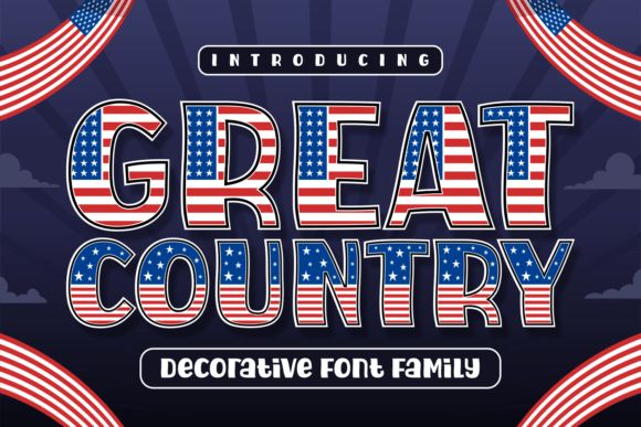 Great Country Font for Patriotic Brand Identity