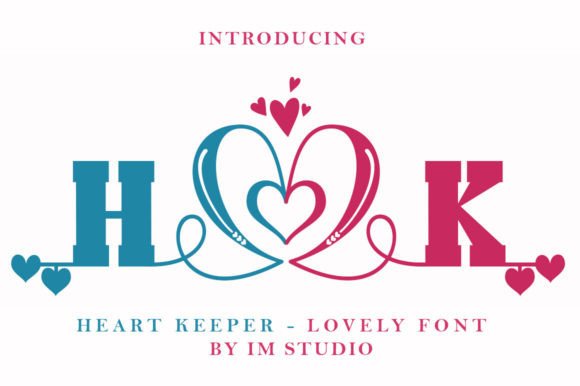 Heart Keeper Font for Editorial Design