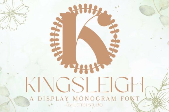 Kingsleigh Monogram: An Elegant Typeface for Editors