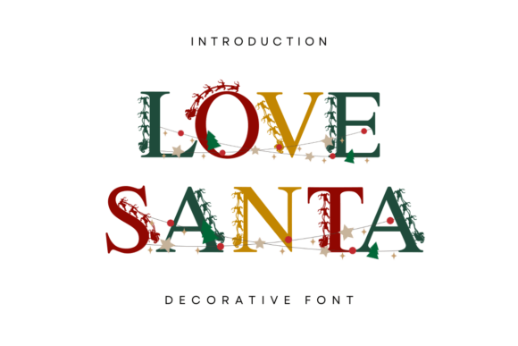 Love Santa Font: Festive Typeface for Crafters