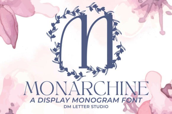 Monarchine Monogram: A Regal Web Typeface