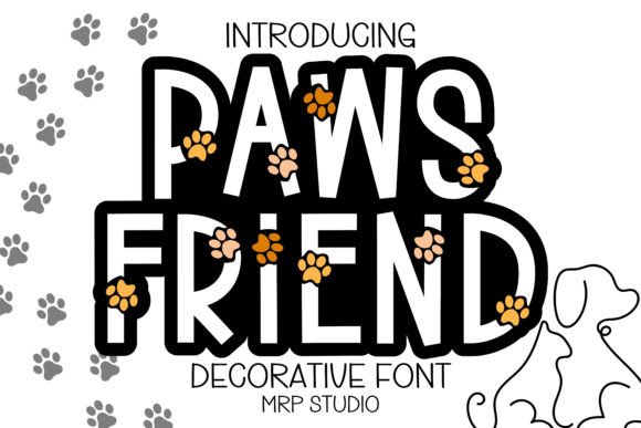 Paws Friend Font for Small Business Branding