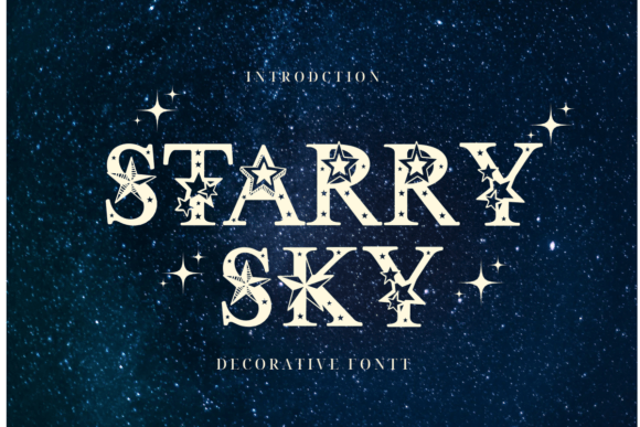 Starry Sky Font: Elevating Small Business Branding