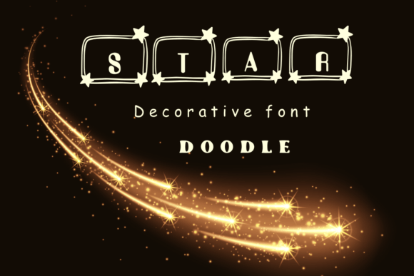 Stars Doodle Font for Scroll-Stopping Social Graphics