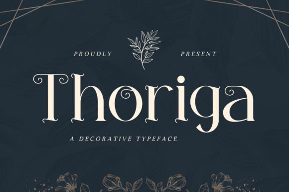 Thoriga Typeface for Bold Craft Designs