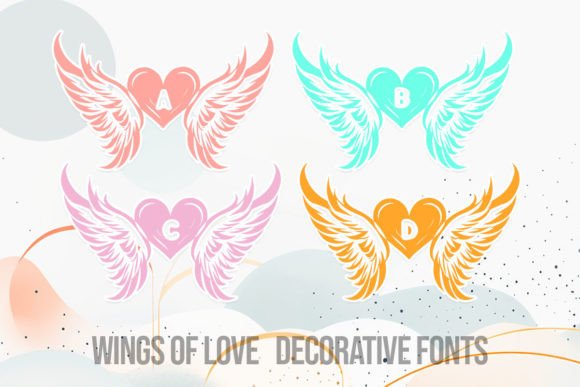 Wings of Love Typeface for Campaign Design